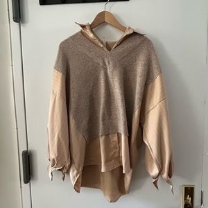 Vintage opera shirt with sweater vest attached